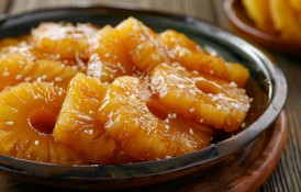 Ananas caramelizat - cum se face și cu ce îl mănânci