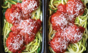 Spaghete De Zucchini Cu Chiftele Turcesti