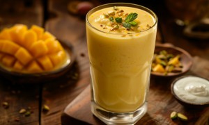 Cum să faci Mango Lassi - băutură indiană cu mango și iaurt