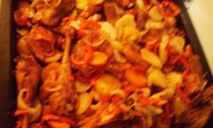 Friptura cu legume gratinate