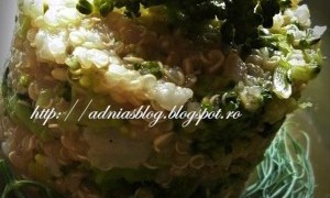 Quinoa cu broccoli