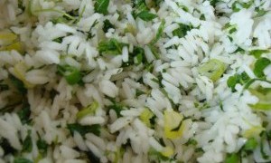 Sabzi polou - orez iranian cu ierburi proaspete