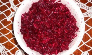 Salata de sfecla rosie cu chimen