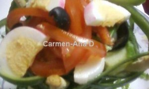 Salata orientala in cuib
