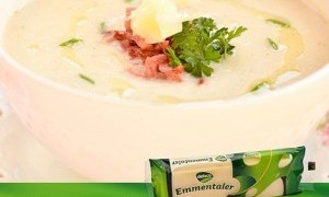 Supa crema de conopida cu emmentaler