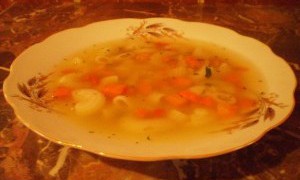 Supa cu paste si legume