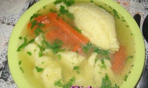 Galuste de gris pentru supa de pui