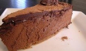 Gateau mousse au chocolat-Prajitura cu spuma de ciocolata neagra