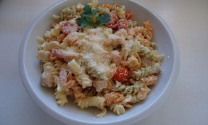 Paste cu pui si bacon