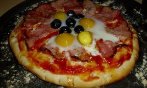 Pizza romana cu kaiser