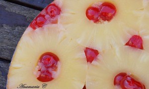 Prajitura rasturnata cu ananas