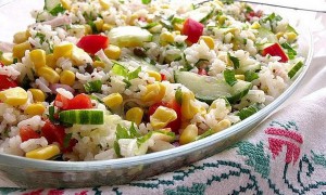 Salata de orez cu legume