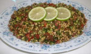 Salata de "burghul" mare(specific arab)