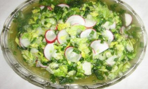 Salata verde cu ridichi