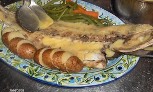 Sea Bass la grill cu legume