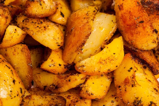 Cartofi în crustă de muștar