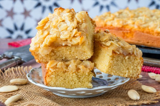 Prajitura Tosca - desertul suedez cu migdale caramelizate