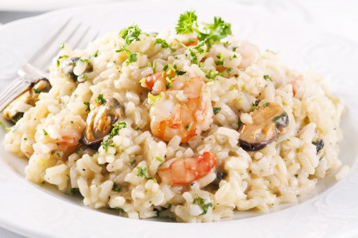 Risotto cu fructe de mare