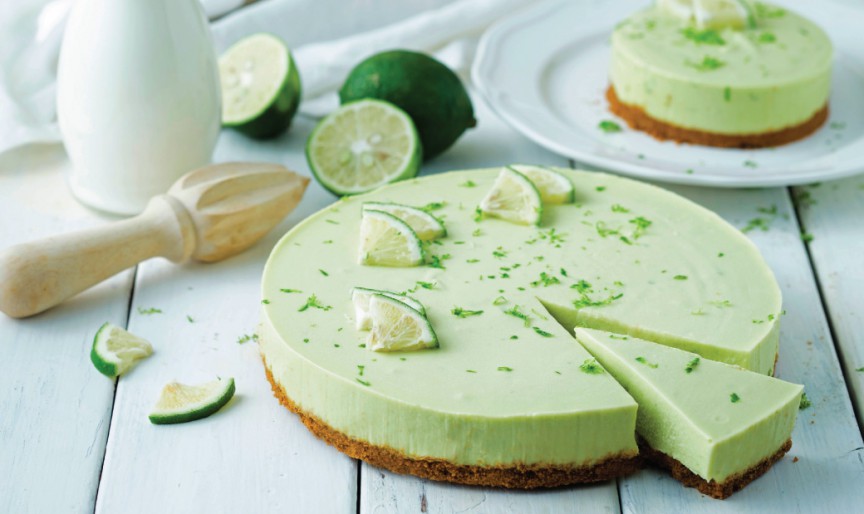 Cheesecake cu avocado și lime