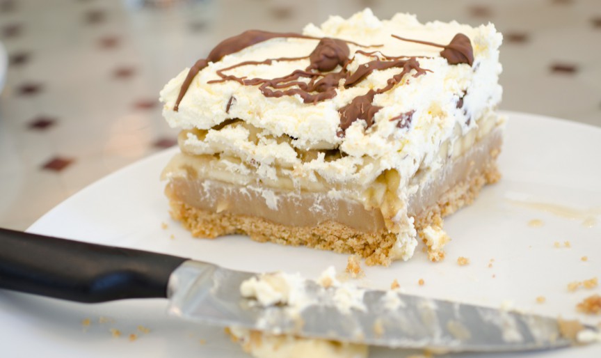 Prăjitură cu banane (Banoffee pie)