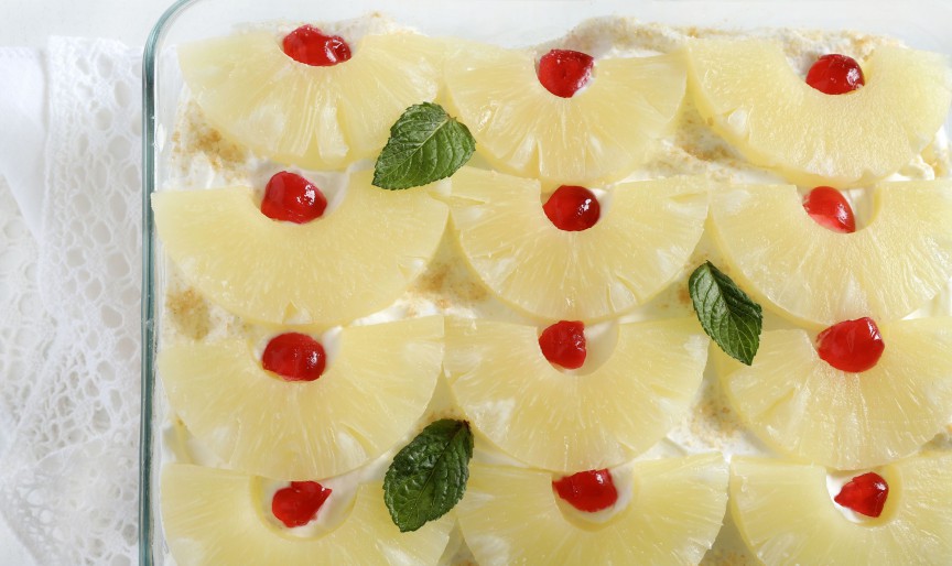 Tiramisu cu ananas - varianta cea mai simplă
