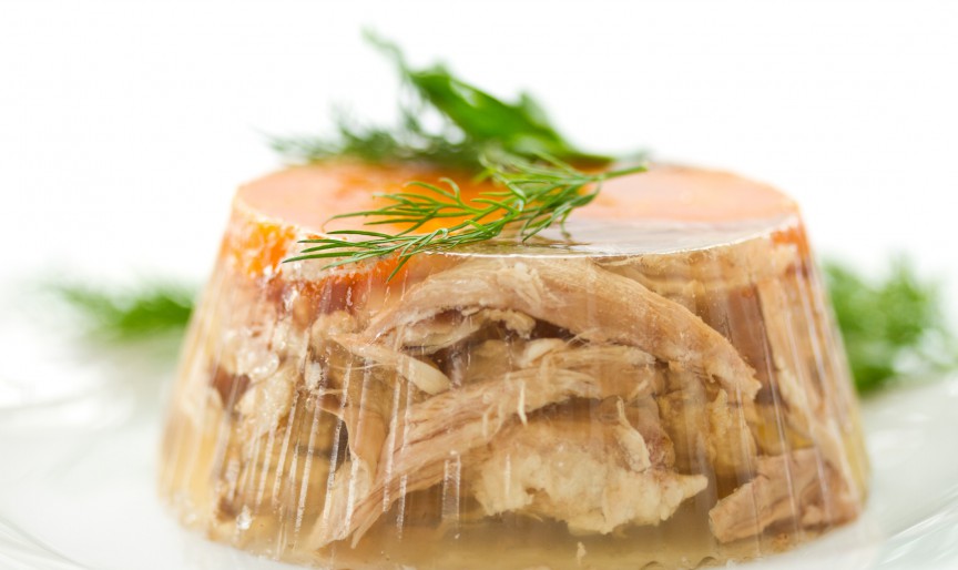Piftie de porc cu usturoi - rețeta tradițională