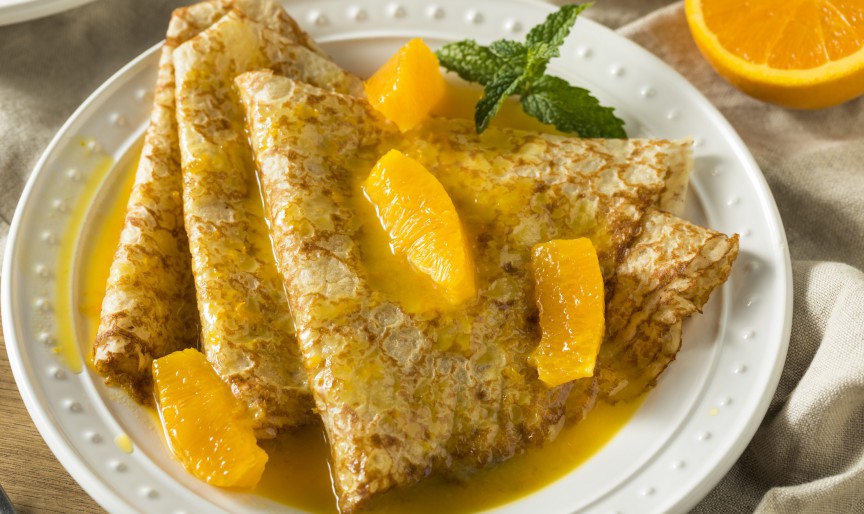 Crepes Suzette - rețeta originală de clătite franțuzești