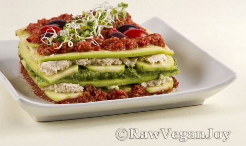Lasagna (raw Vegan)