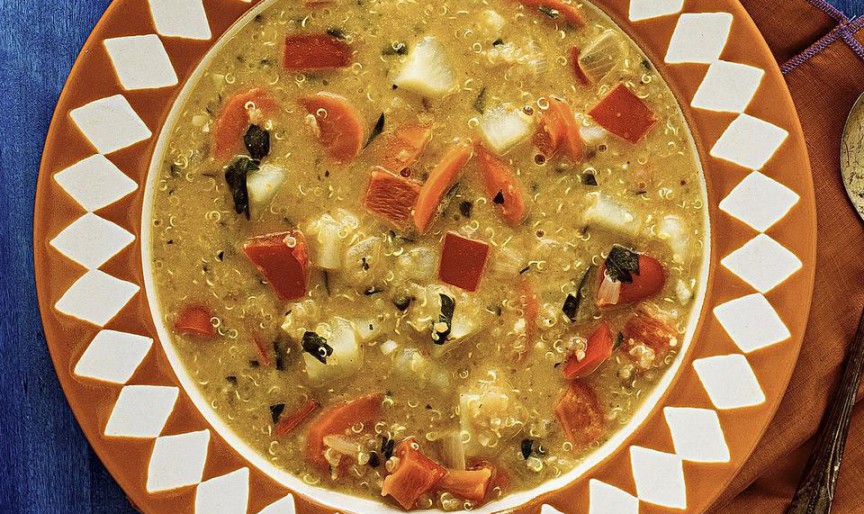 Supa De Quinoa Si Arahide (Sopa De Mani)