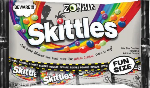 Skittles Halloween Zombies Candy